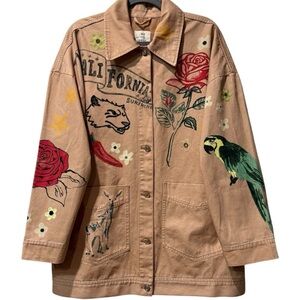 Free People Charm Me Chore Jacket- Medium